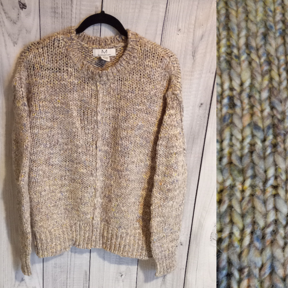 Magaschoni | Confetti/Multicolored Wool-Blend Chunky Sweater